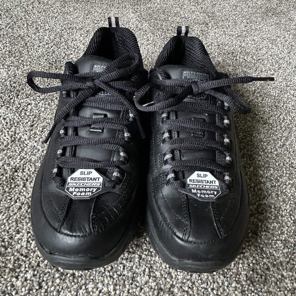Skechers Sure Track Trickel Slip Resistant Work Shoes Women's Size 7.5 (76550) - Picture 3 of 11